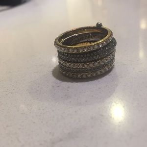 Henri Bendel luxe hand me down stack ring